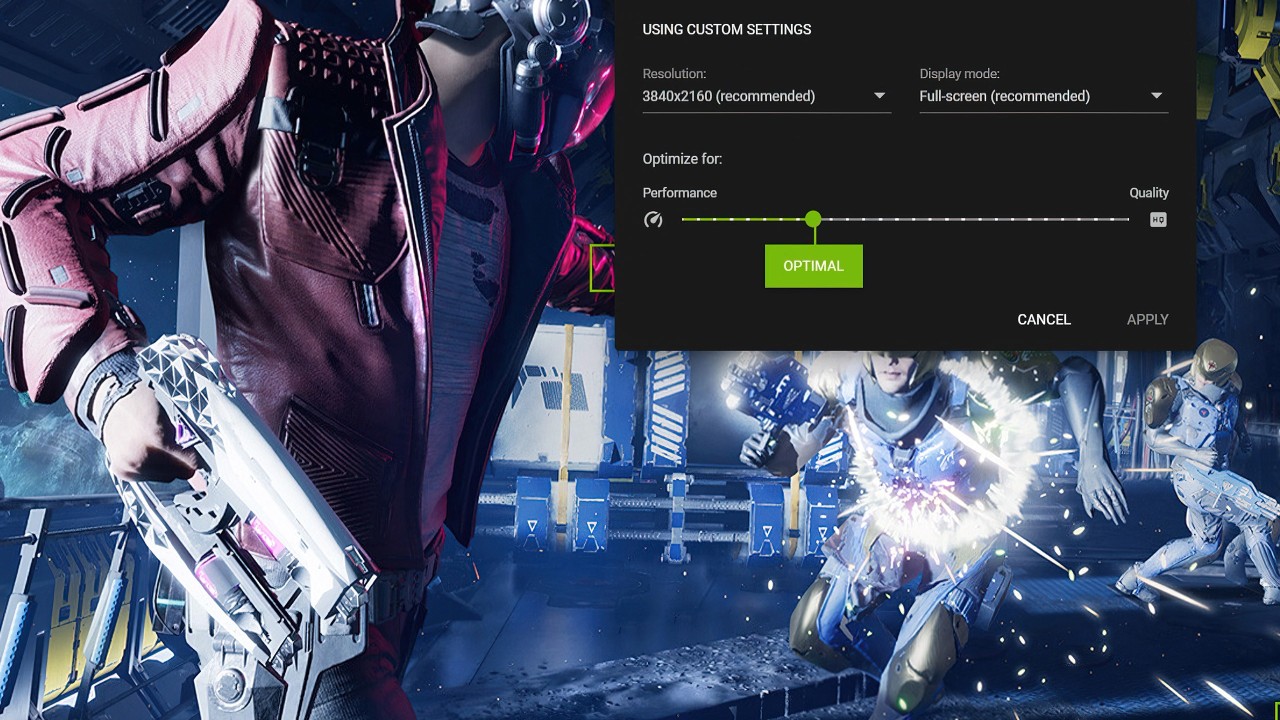 Optimale spilindstillinger (Optimal Playable Settings, OPS) konfigurerer automatisk personlige grafikindstillinger