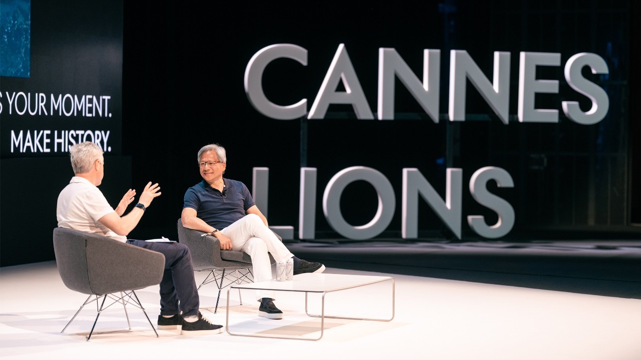 Cannes Lions 페스티벌에서 만난 NVIDIA CEO 젠슨 황과 마크 리드(Mark Read)
